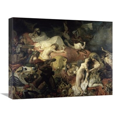 'The Death of Sardanapalus' by Eugene Delacroix Print on Canvas - Image 0