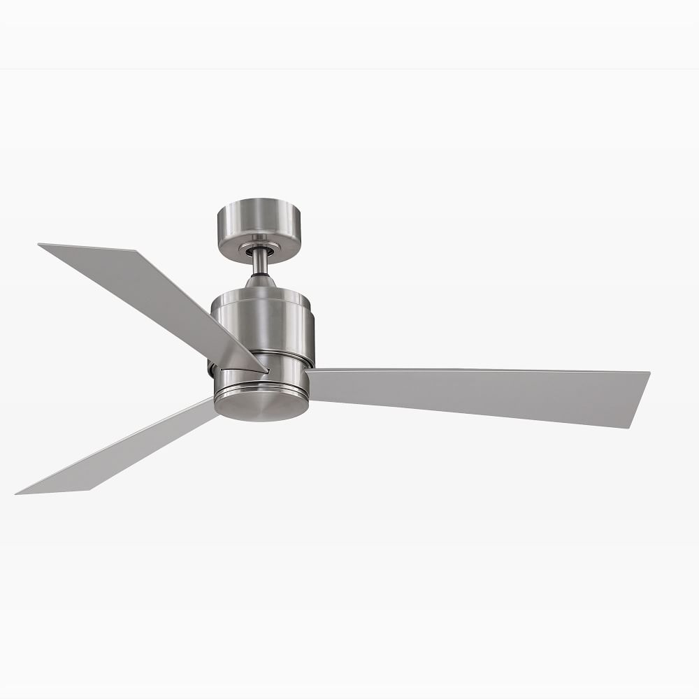 Zonix Ceiling Fan With Light Kit, Brushed Nickel, 52" - Image 0