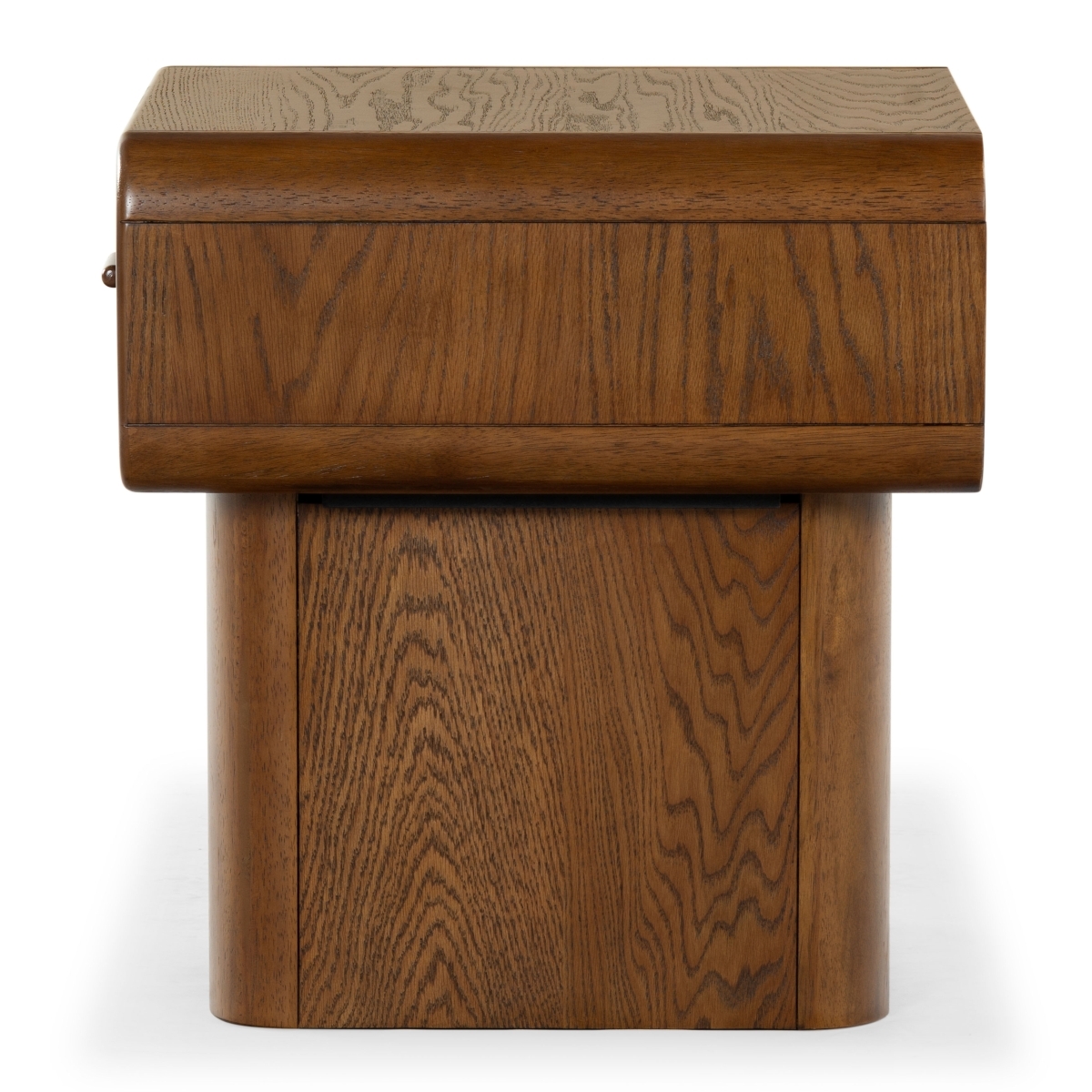 Torricelli 1 Drawer Nightstand - Medium Oak - Image 8