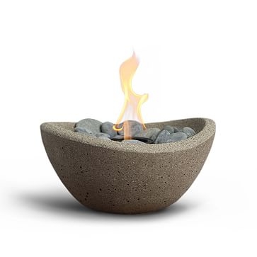 Terraflame Wave Firebowl, 11in, Sand - Image 0