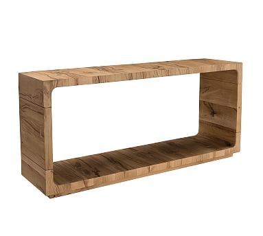 Helen Oak Console Table, Natural Brown - Image 0