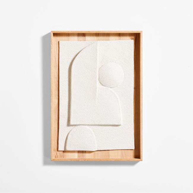 "Lain I" Paper Mache Wall Art - Image 0