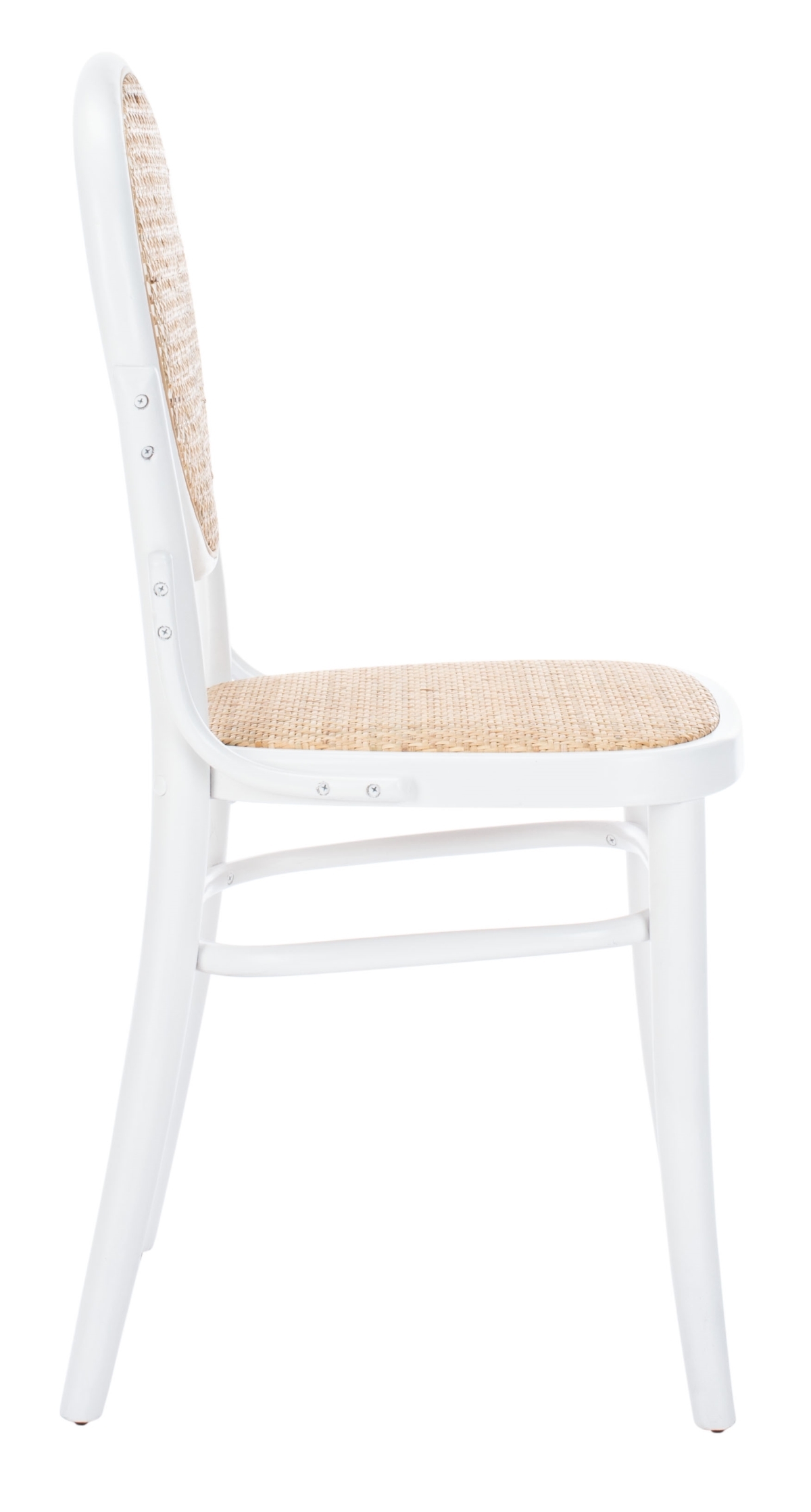 Sonia Cane Dining Chair - White / Natural - Safavieh - Image 3