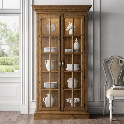 Summit 42.25'' Wide Solid Wood Curio Cabinet with Lighting See More by Kelly Clarkson Home - Image 0