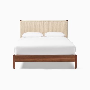 Chadwick Woven Bed, Queen, Cool Walnut - Image 1