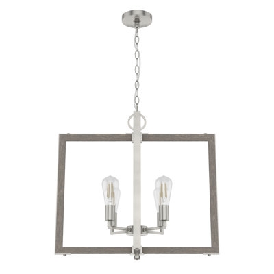 Hunter Woodburn 4 Light 24 Inch Pendant Ceiling Light Fixture - Image 0