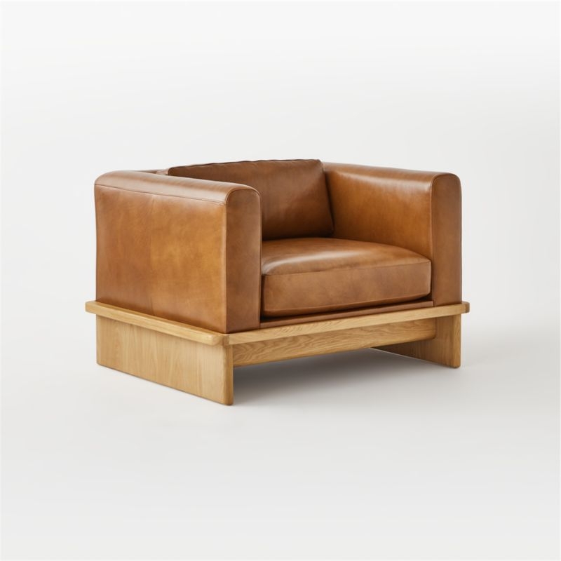 Tablon Saddle Leather Chair - Image 2