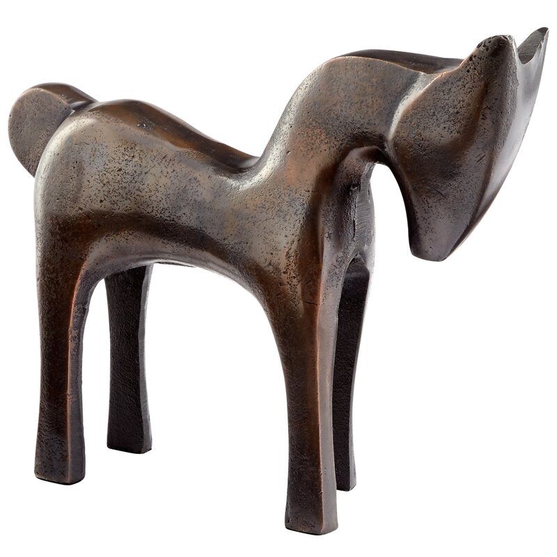 Cyan Design Foal Play Sculpture Size: 10" H x 12" W x 3.5" D - Image 0