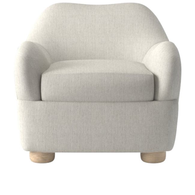 Bacio Lounge Chair Nomad Snow by Ross Cassidy - Image 0