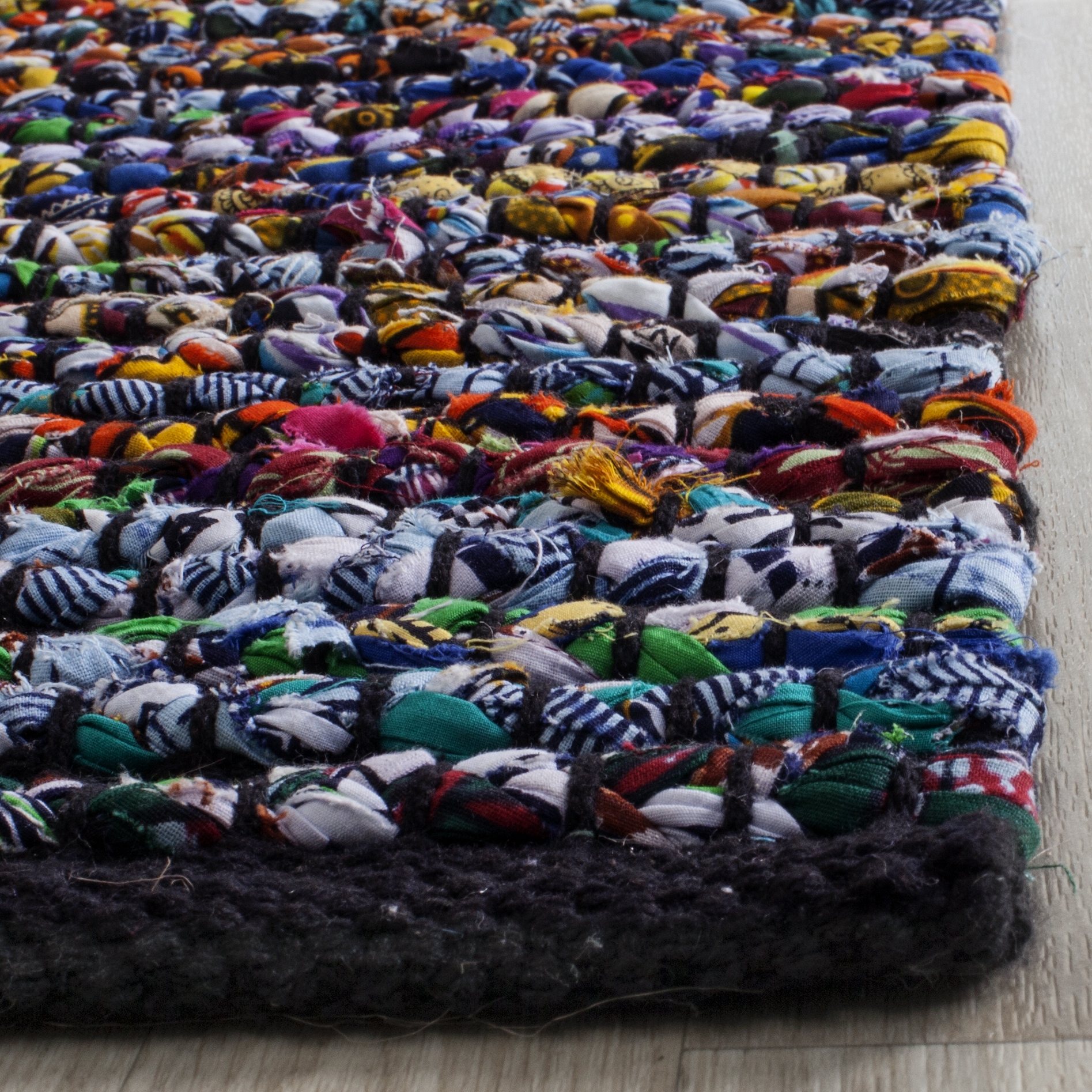 Arlo Home Hand Woven Area Rug, CAP367A, Multi,  2' 3" X 8' - Image 2