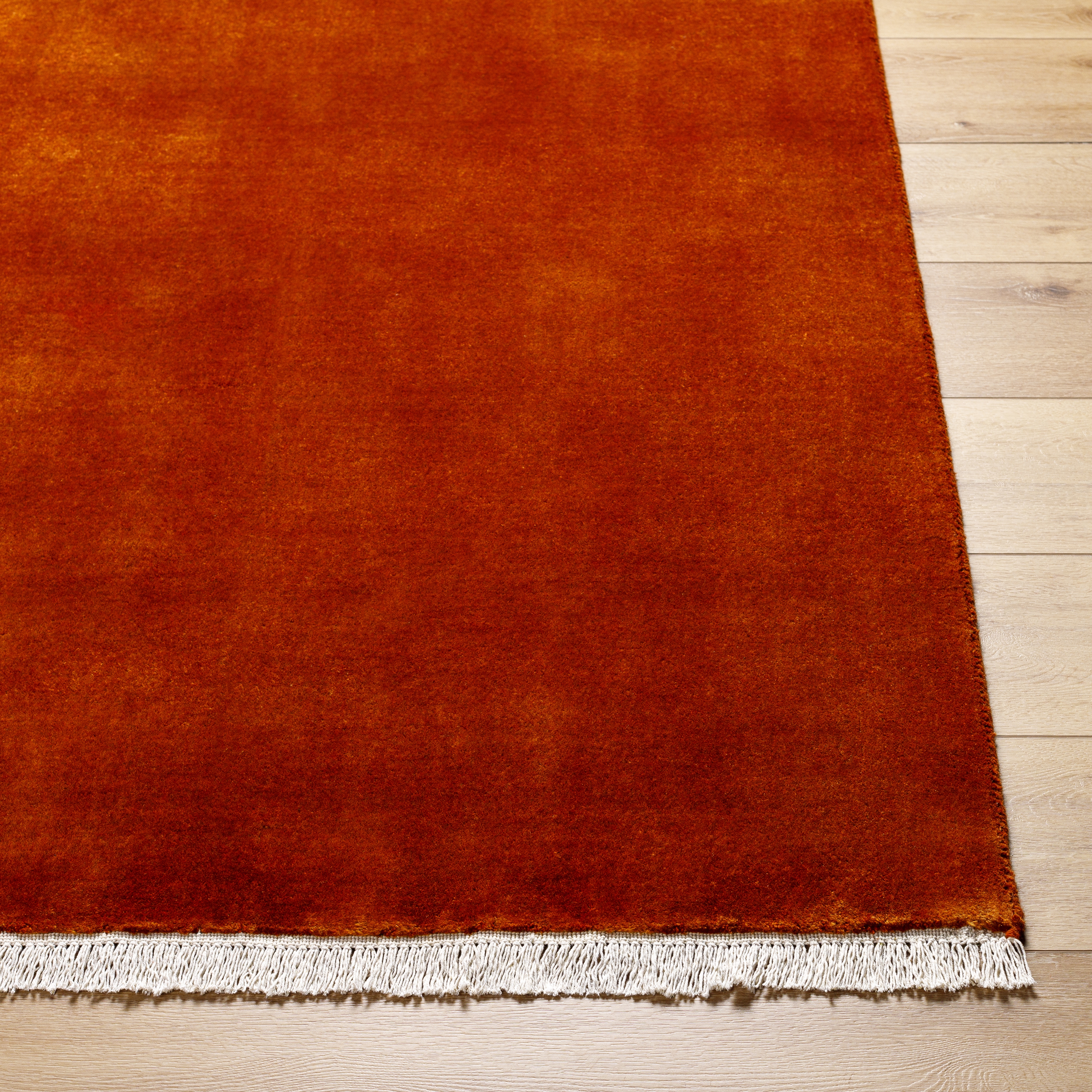 Evergreen Red Indoor 10' x 10' Handmade Rug - Image 1