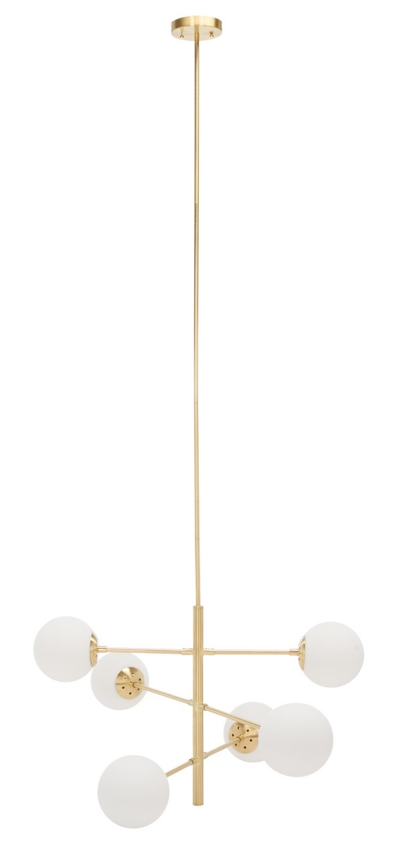 Bassett 6Lt 32" Chandelier - Gold - Image 0