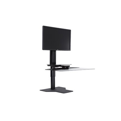 Single Monitor Sit2stand - 2 Tiered Adjustable Height Standing Desk Converter - 18 Inch Lift - Image 0