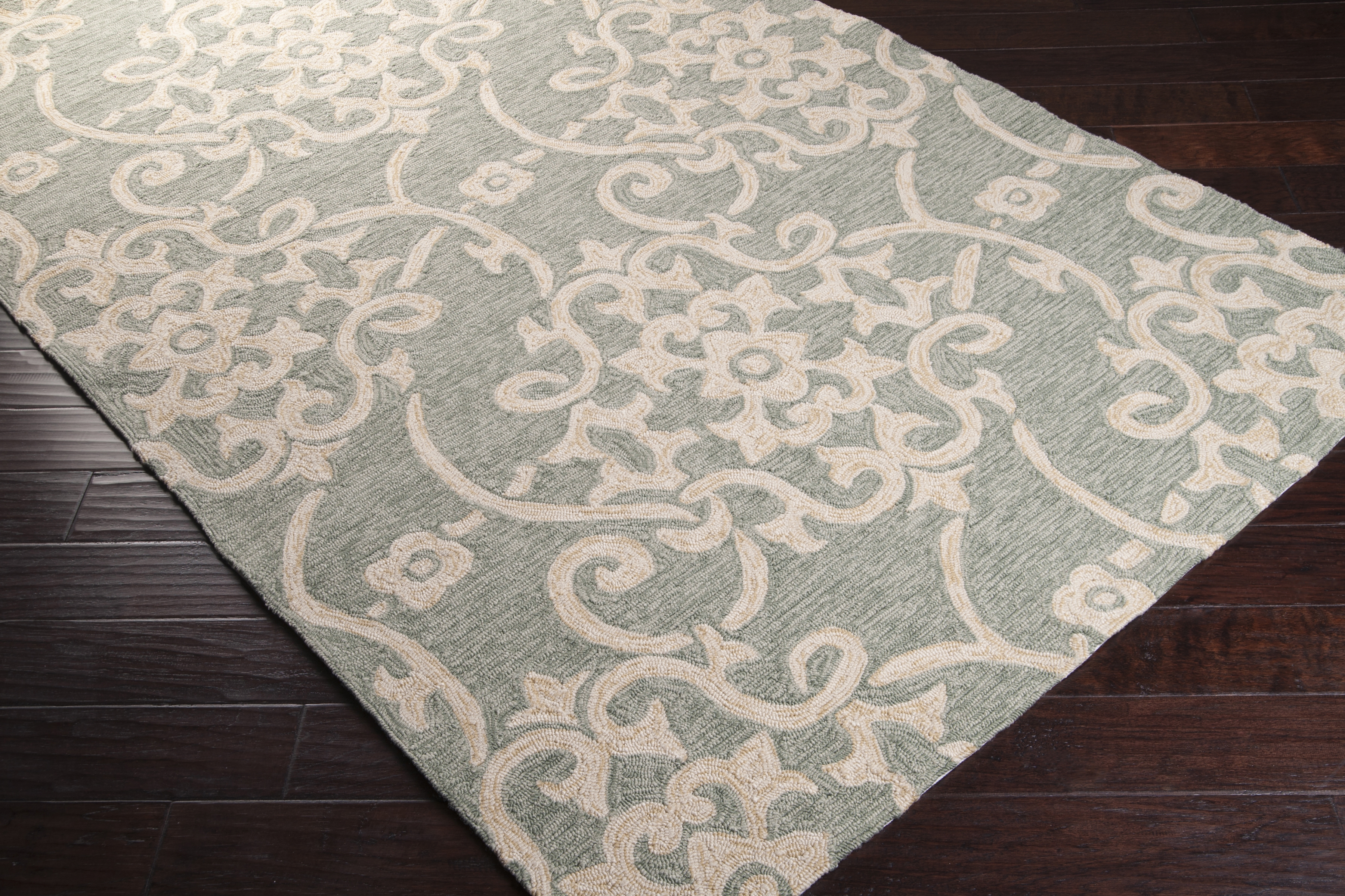 Rain Beige Outdoor 8' x 8' Handmade Rug - Image 6
