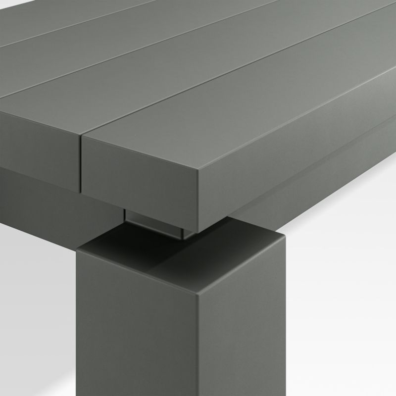 Walker Metal Outdoor Dining Bench - Image 1