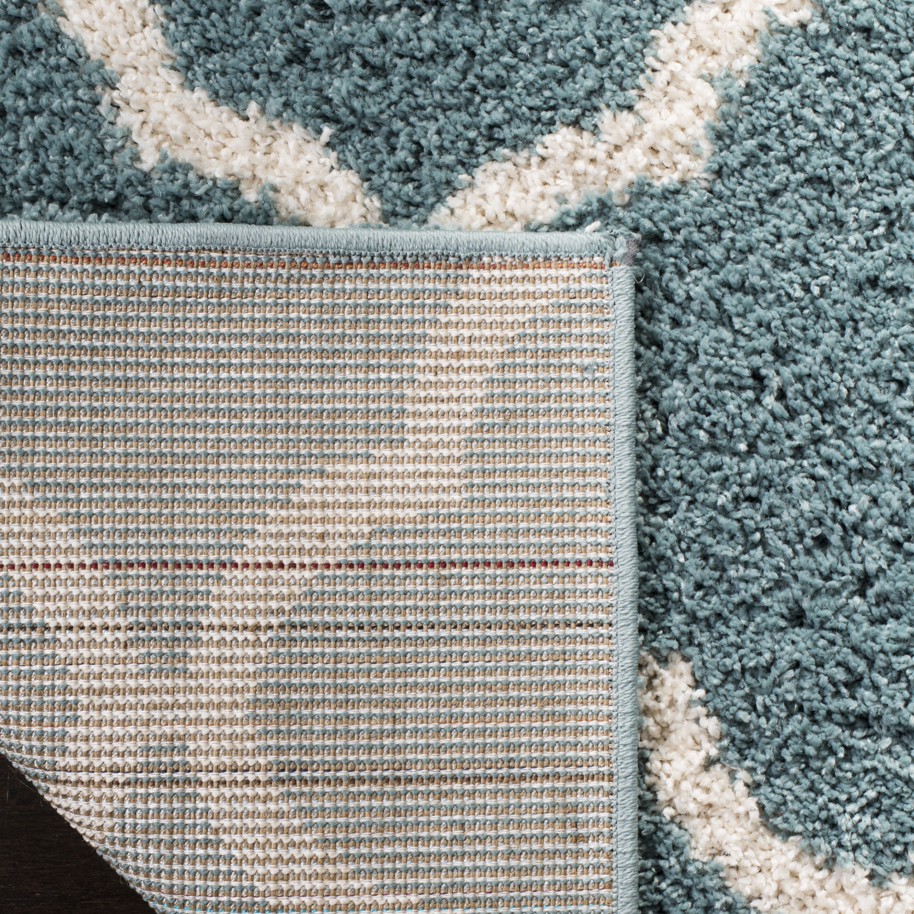 Arlo Home Woven Area Rug, SG168F, Light Grey/Ivory,  4' X 6' - Image 3