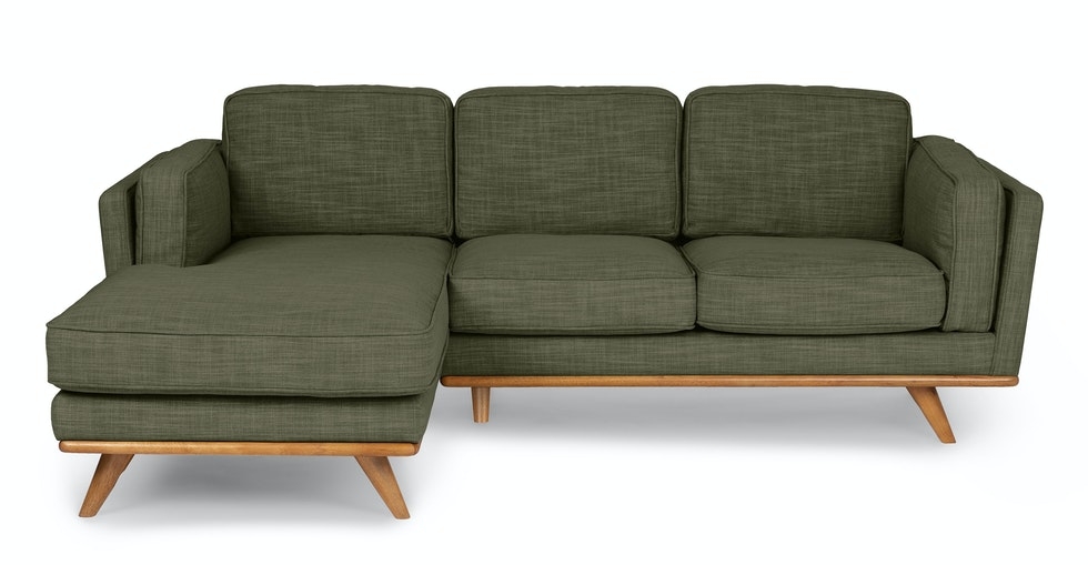 Timber Olio Green Left Sectional - Image 0