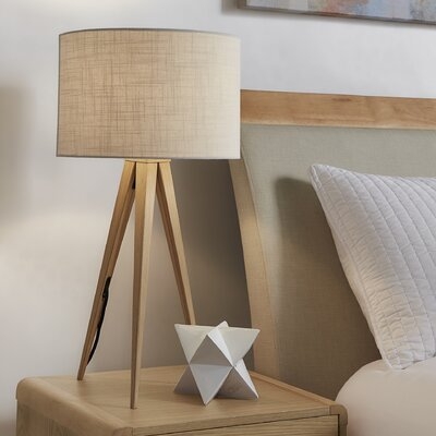 Cas Wood Tripod Lamp - Image 0