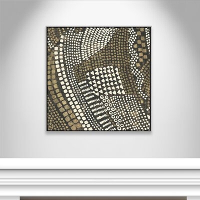 Reaching Gold III - Floater Frame Canvas - Image 0