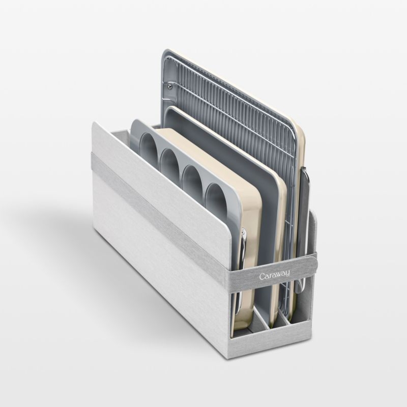 Caraway ® Cream Non-Toxic Ceramic Non-Stick 6-Piece Half Bakeware Set - Image 1