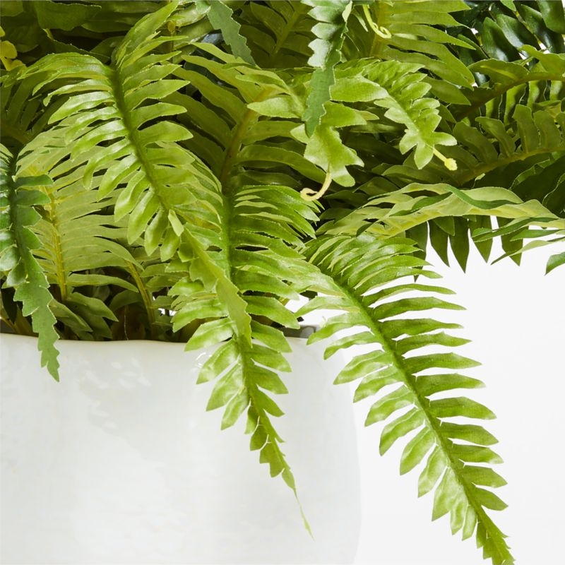 Potted Faux Fern Small 18" - Image 1