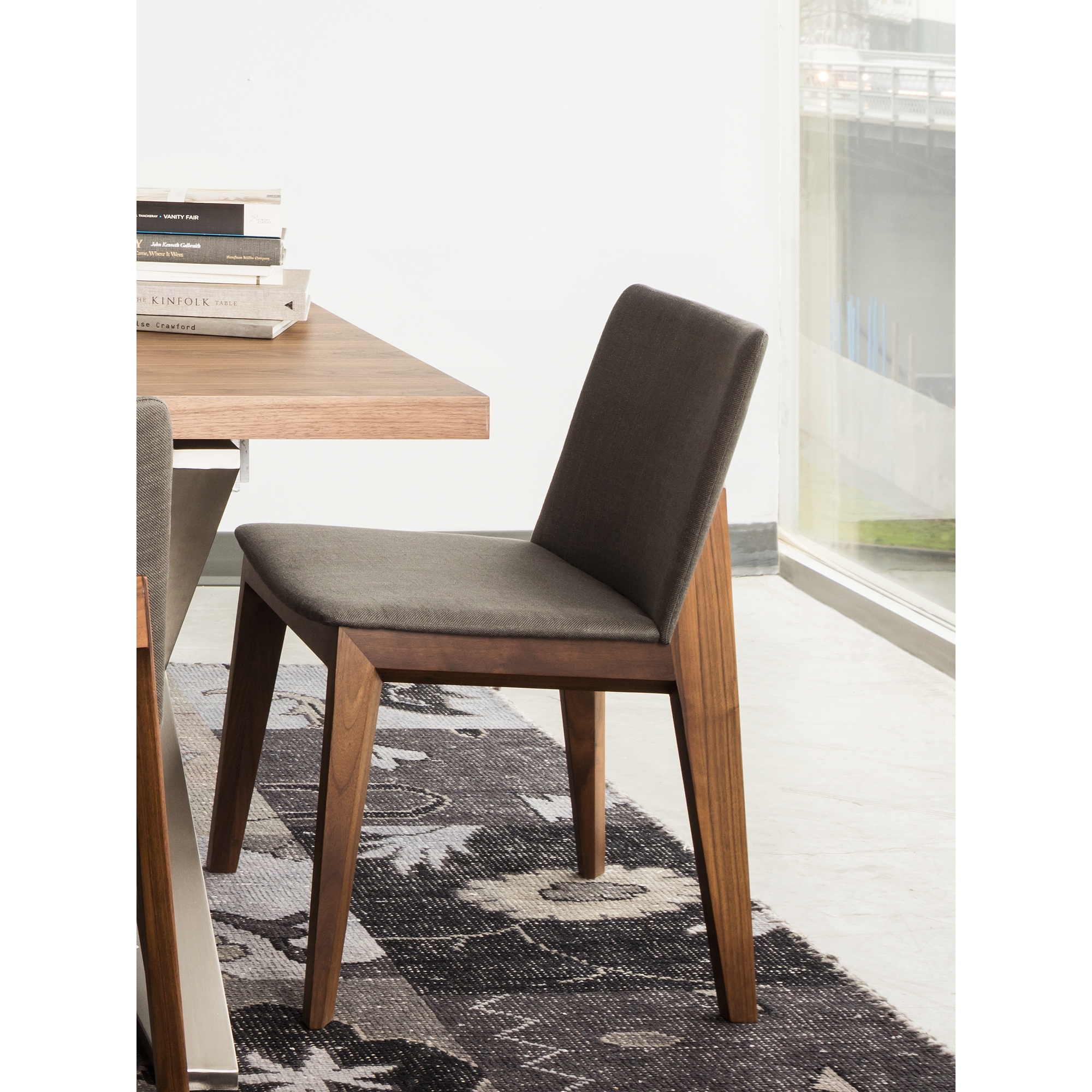 Deco Dining Chair Dark Grey - Set Of Two - Image 4
