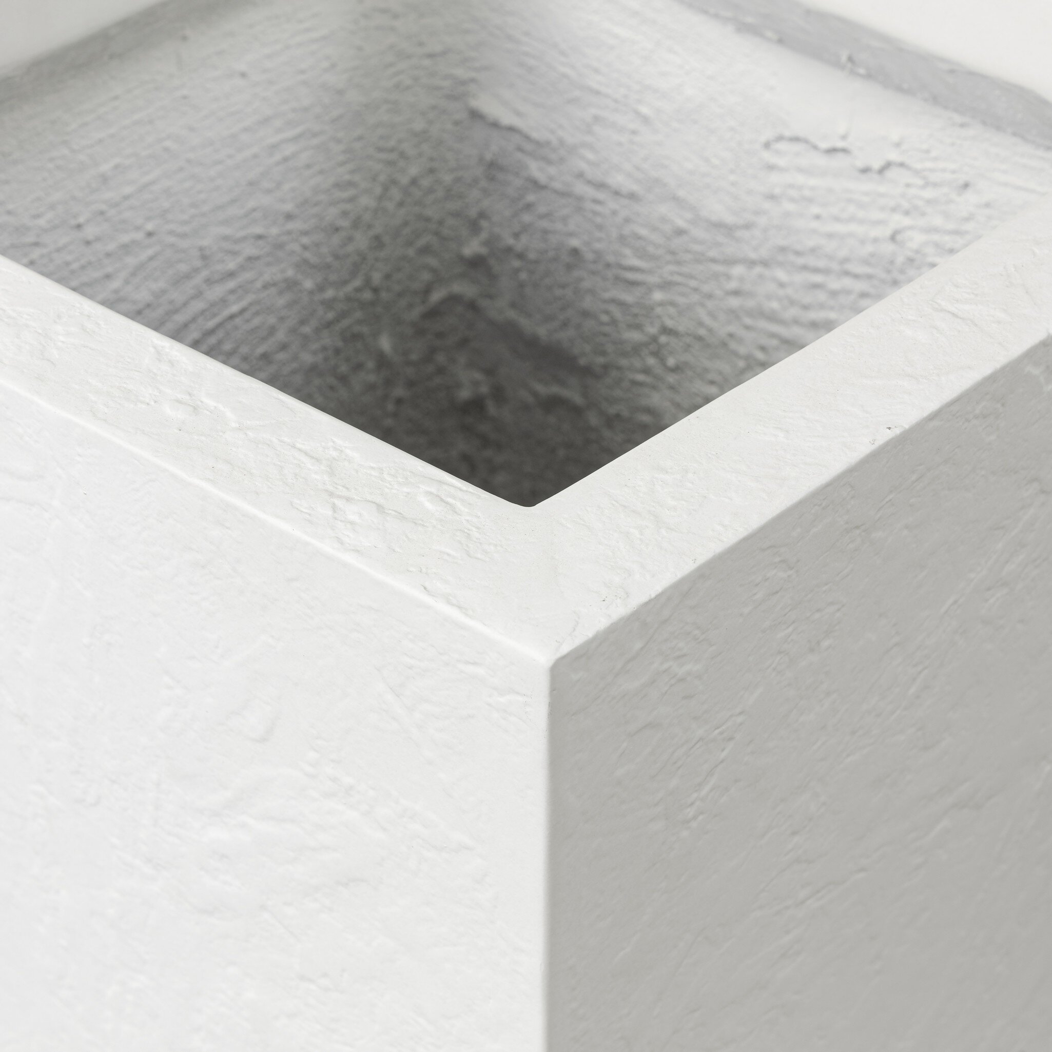 Koto Planter - Textured White Concrete - Image 5