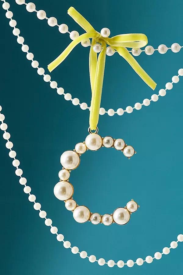 Pearl Monogram Ornament - Image 0