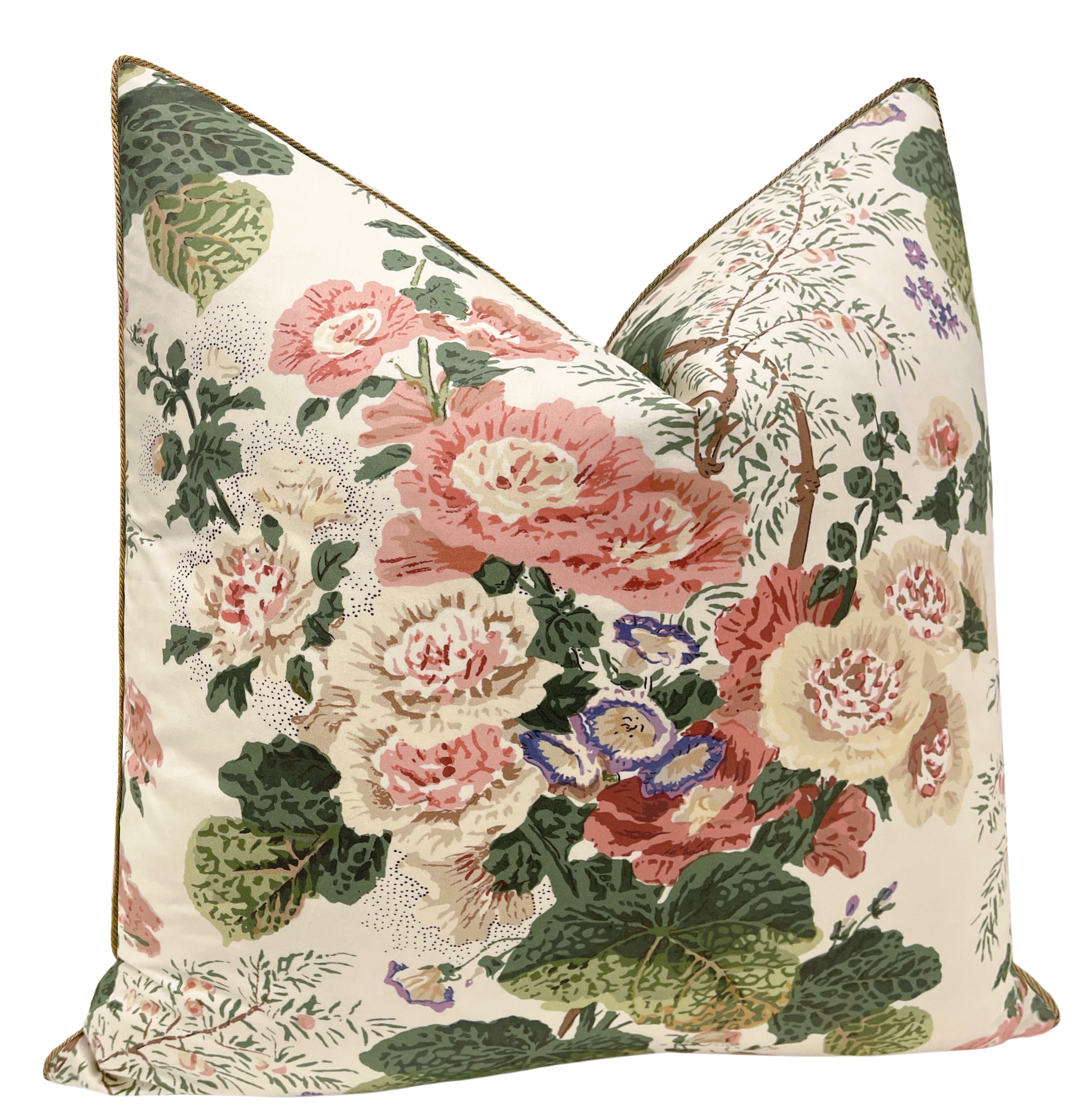 ALTHEA // BLUSH WITH BRASS CORDING | LEE JOFA - BY THE YARD - Image 1