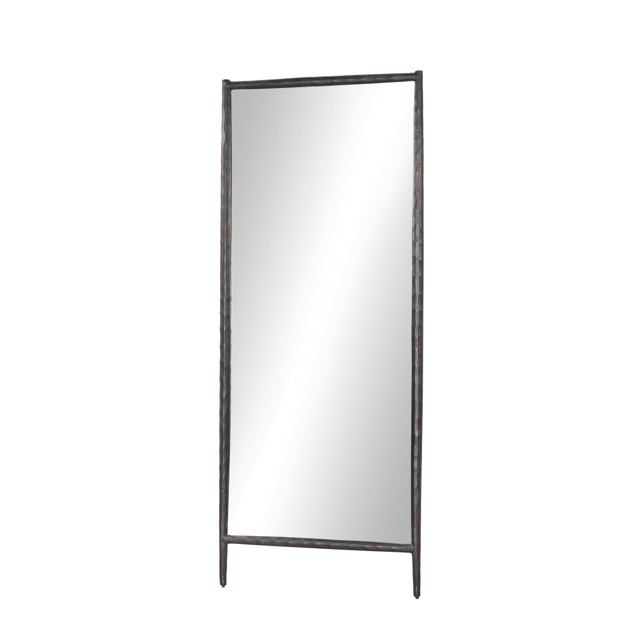 Tapered Floor Mirror - Bronzed Aluminum - Image 0