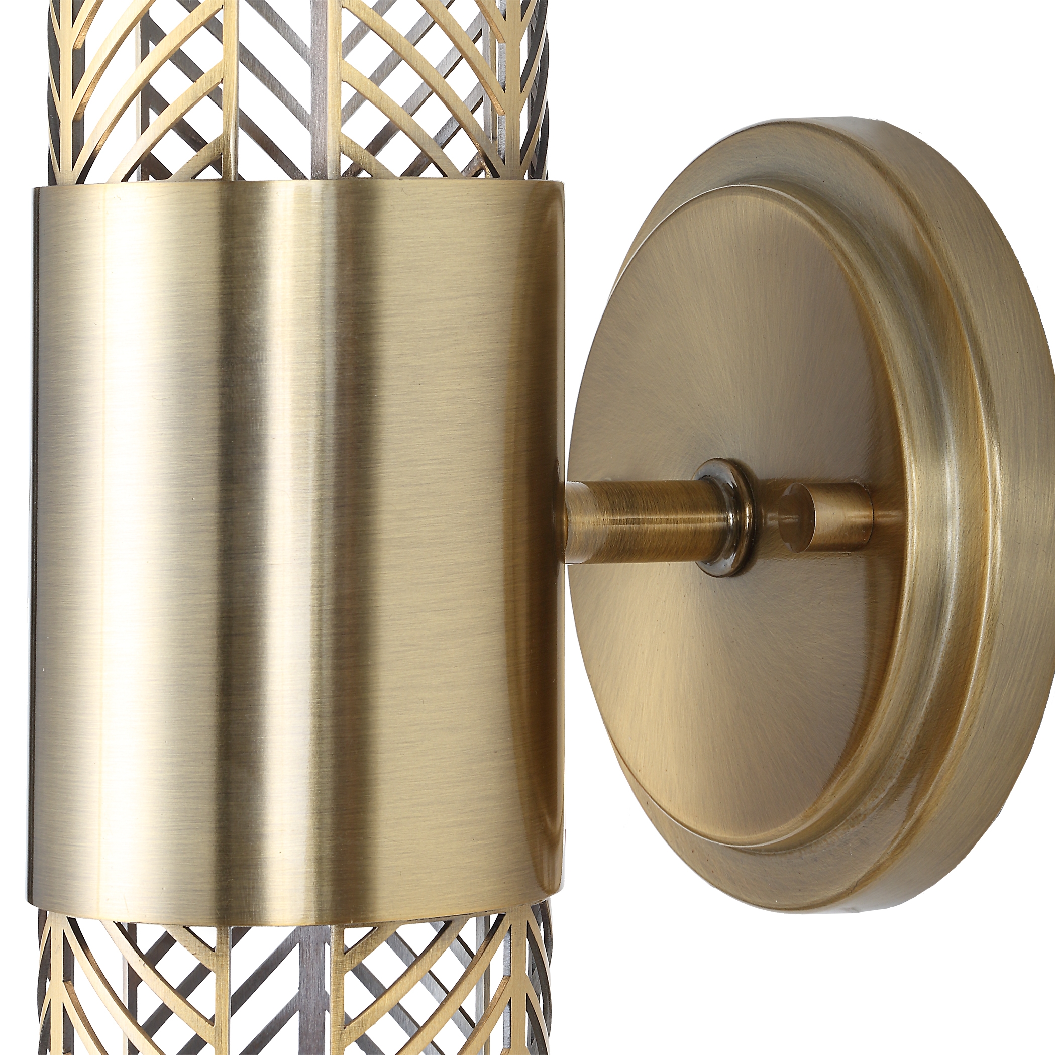 Cret 2 Light LED Brass Sconce - Image 6