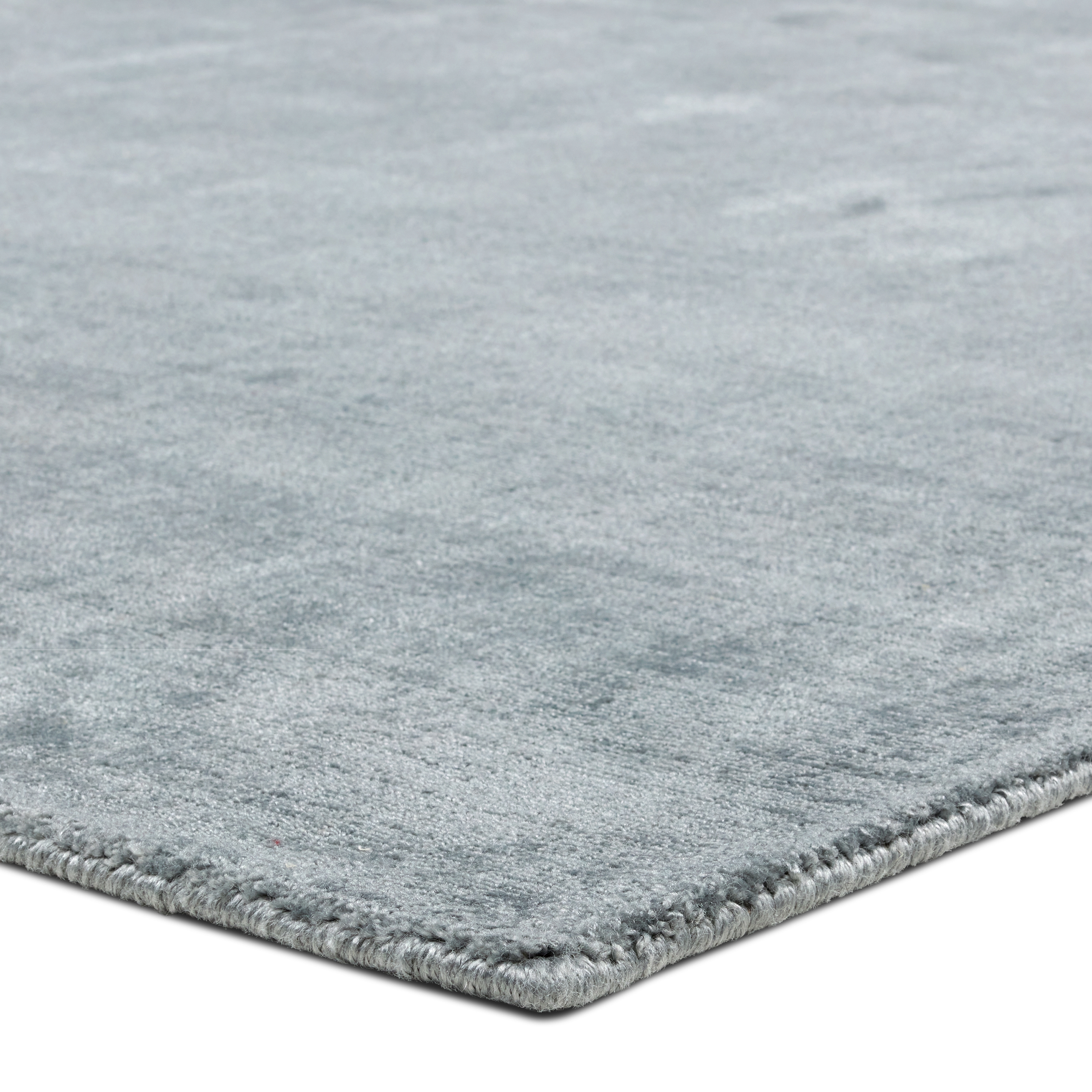 Arcus FTR08 Handmade Solid Blue Area Rug (9'6"x13'6") - Image 1