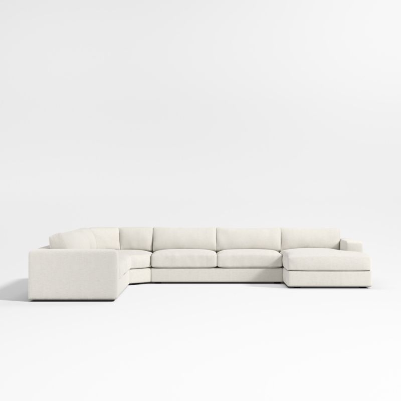 Oceanside Low 4-Piece Sectional Sofa with Wedge - Image 2