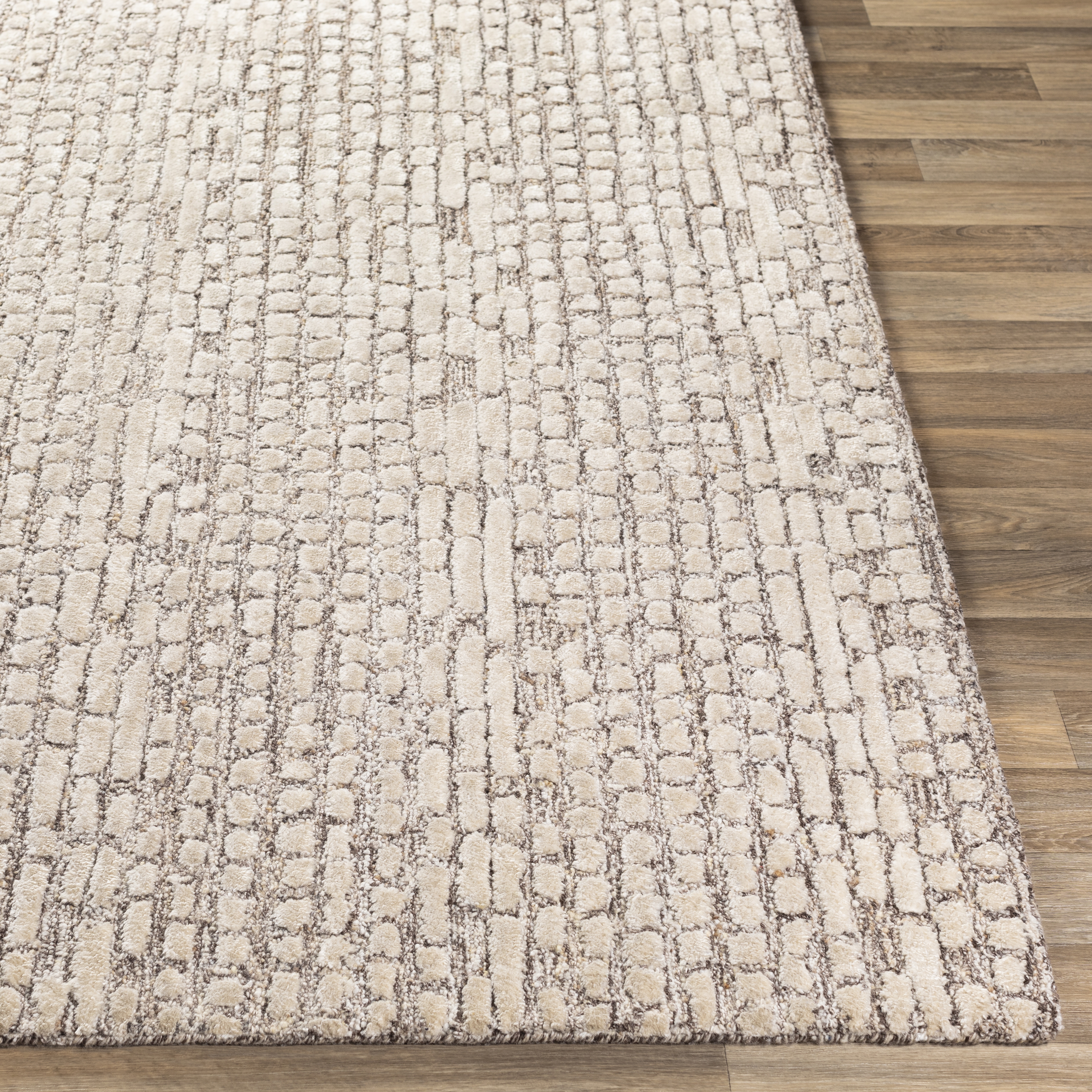 Montclair Beige Indoor 4' x 6' Handmade Rug - Image 2