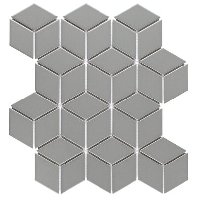 Hull Rhombus 2" x 3" Porcelain Mosaic Tile - Image 0