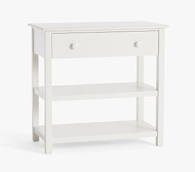 Kendall Changing Table with Drawer, Simply White, In-Home Delivery - Image 1