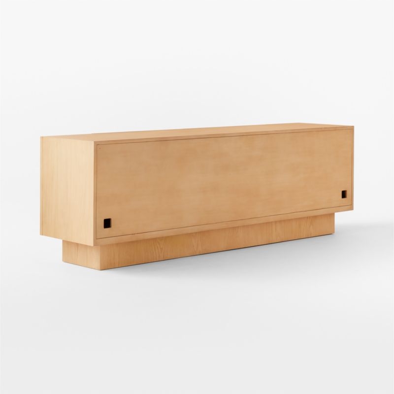 Shutter 84" Ash Wood Media Console - Image 6