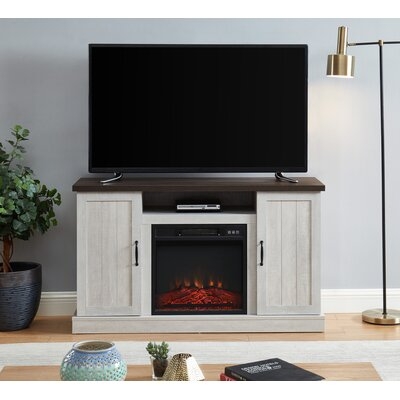 Bradgate TV Stand for TVs up to 55" with Electric Fireplace Included - Image 0
