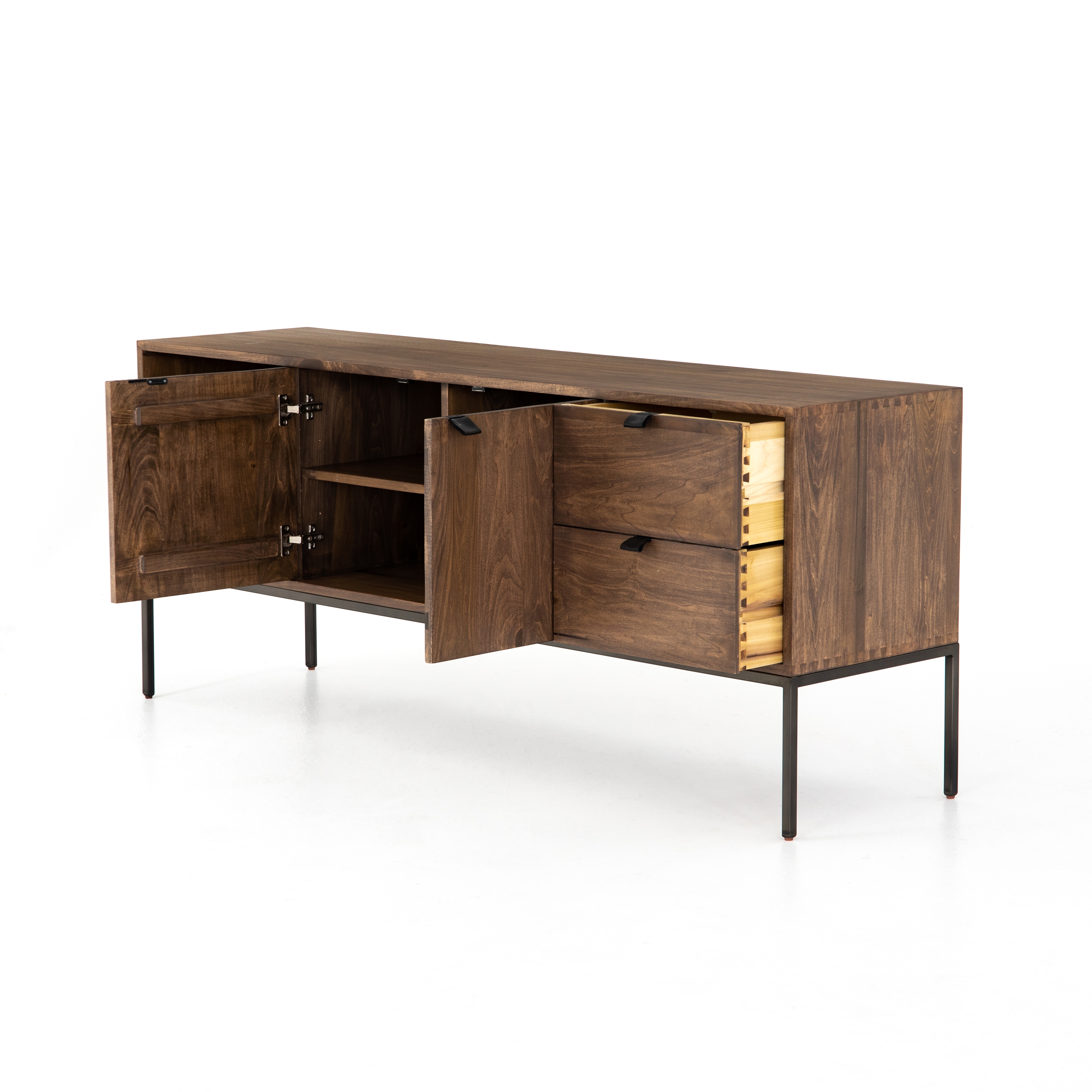 Trey Media Console-Auburn Poplar - Image 4