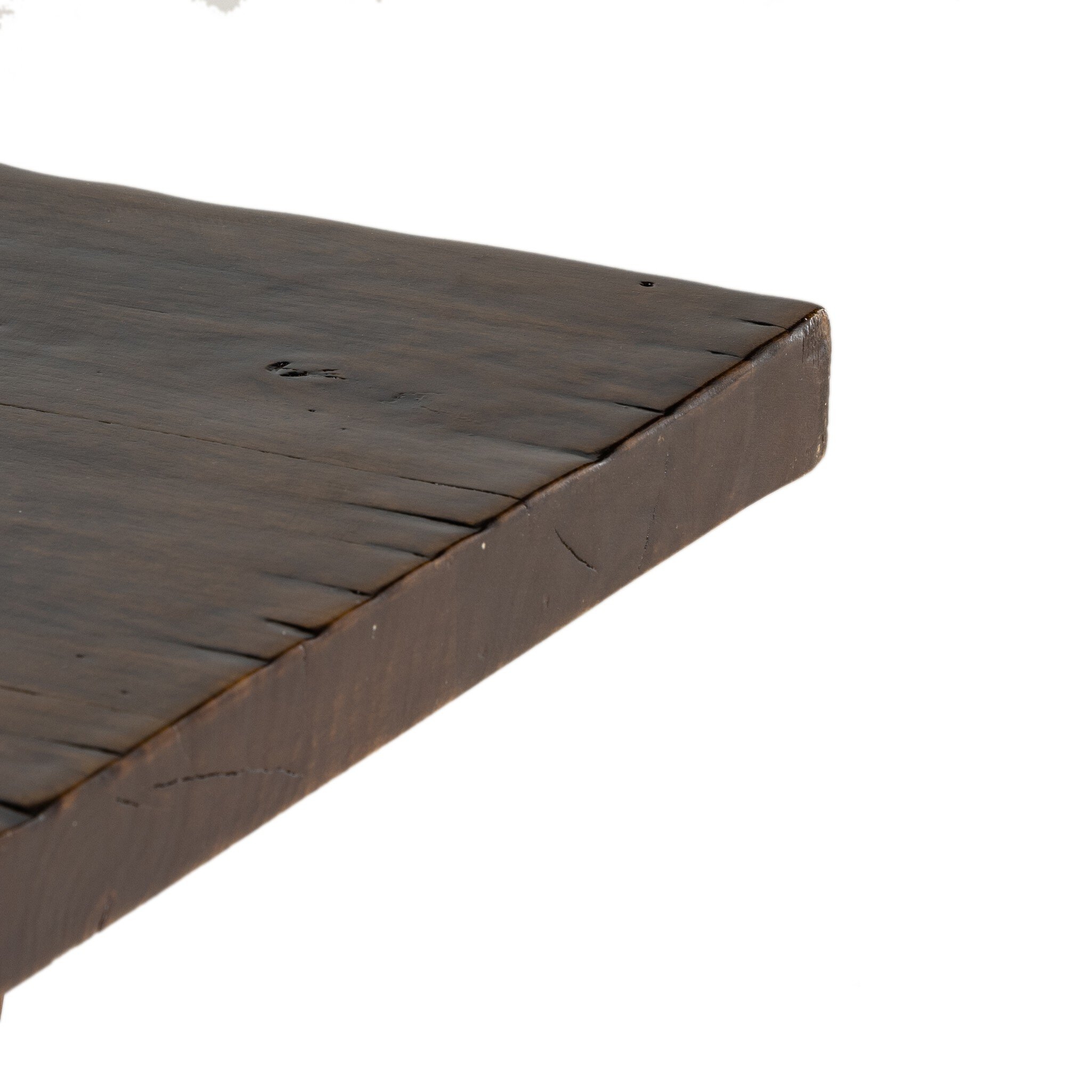 Trestle Console Table - Distressed Walnut - Image 7
