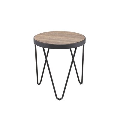 Rustic Weathered Gray Oak End Table - Image 0