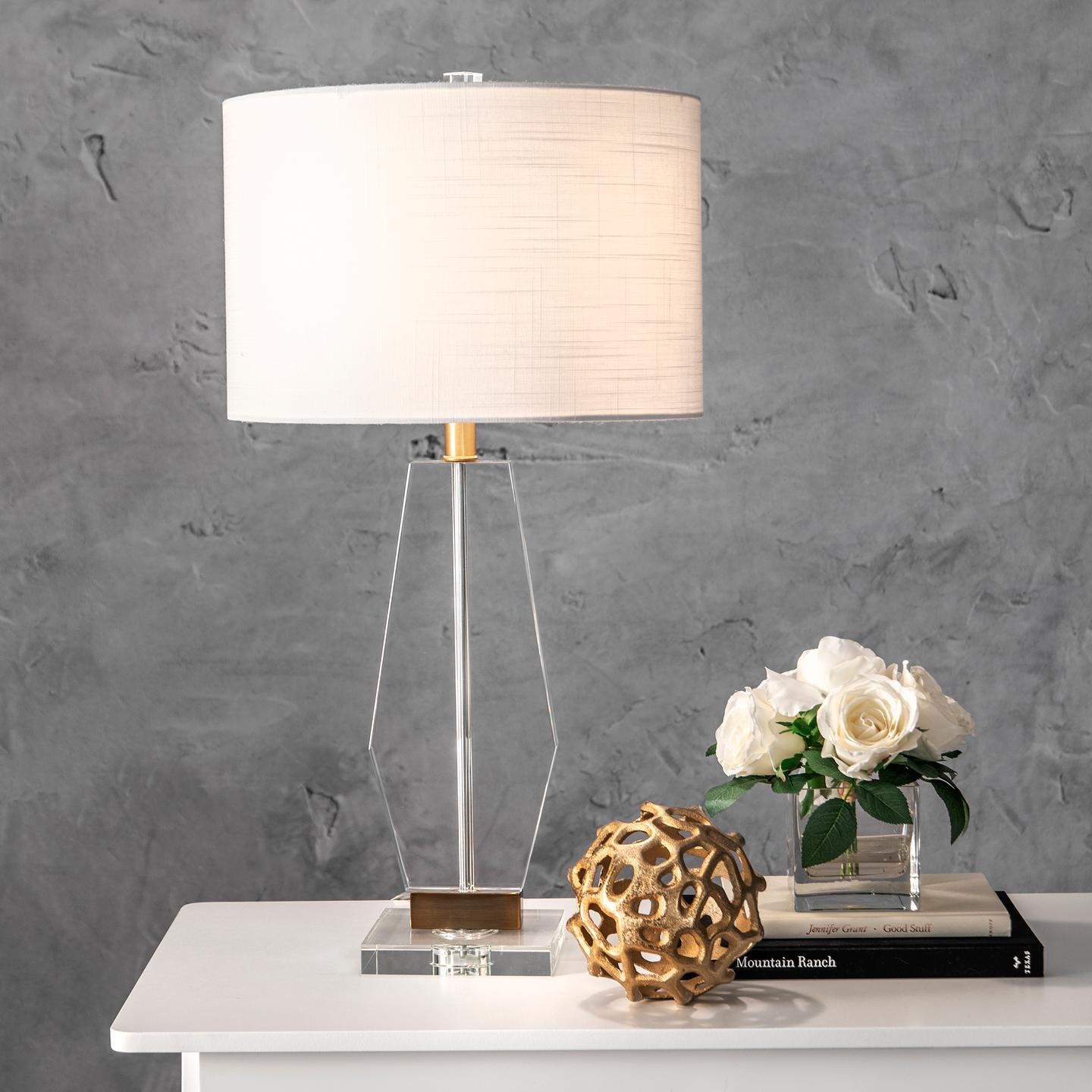 Providence 29" Crystal Table Lamp - Image 1