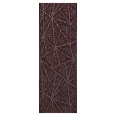 Modern Indoor/Outdoor Commercial Rug - Burgundy, 11' X 19', Pet And Kids Friendly Rug. Made In USA, Rectangle, Area Rugs Great For Kids, Pets, Event, Wedding - Image 0