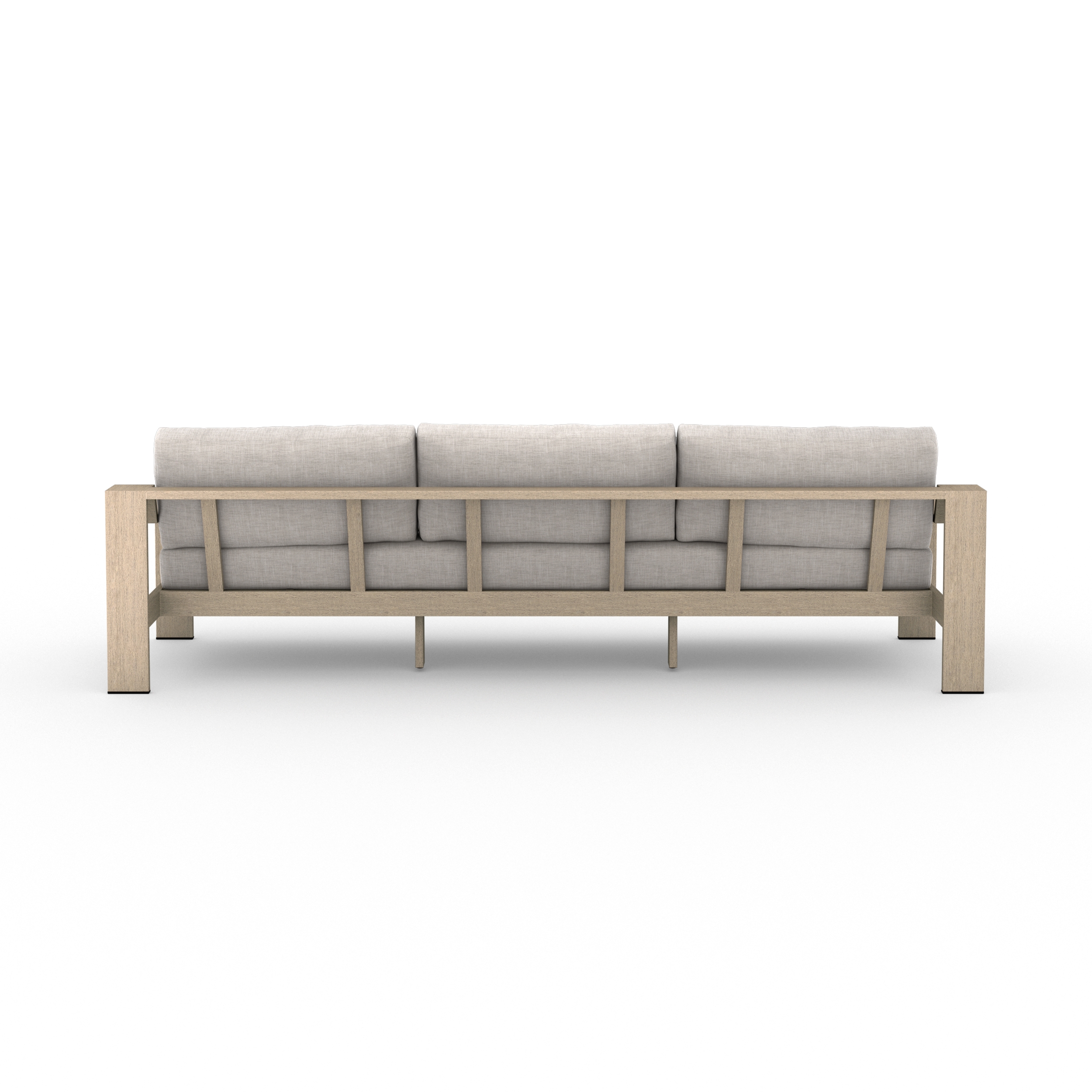 Monterey Outdoor Sofa-106"-Brown/Stone G - Image 4