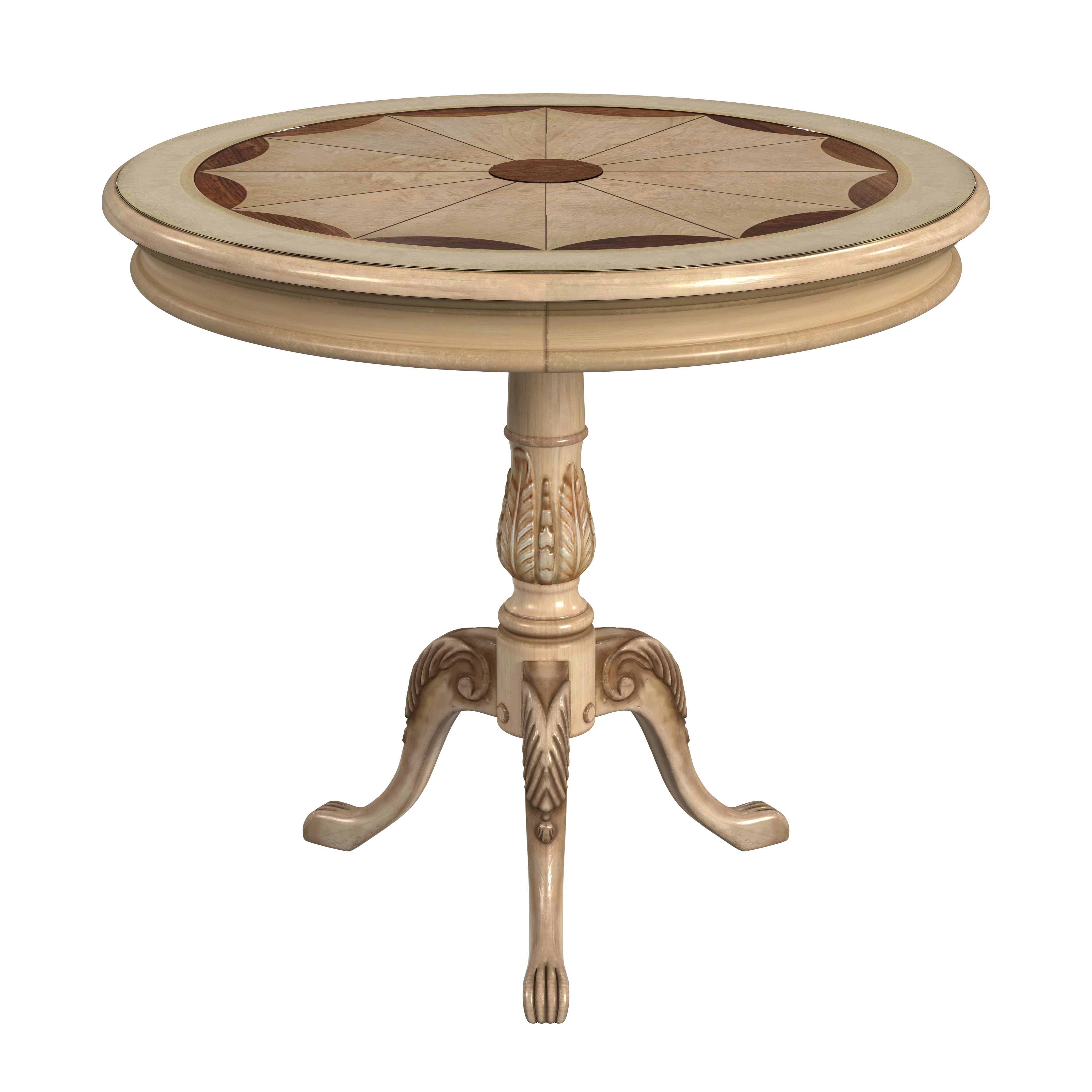 Carissa Antique Beige Foyer Table - Image 0