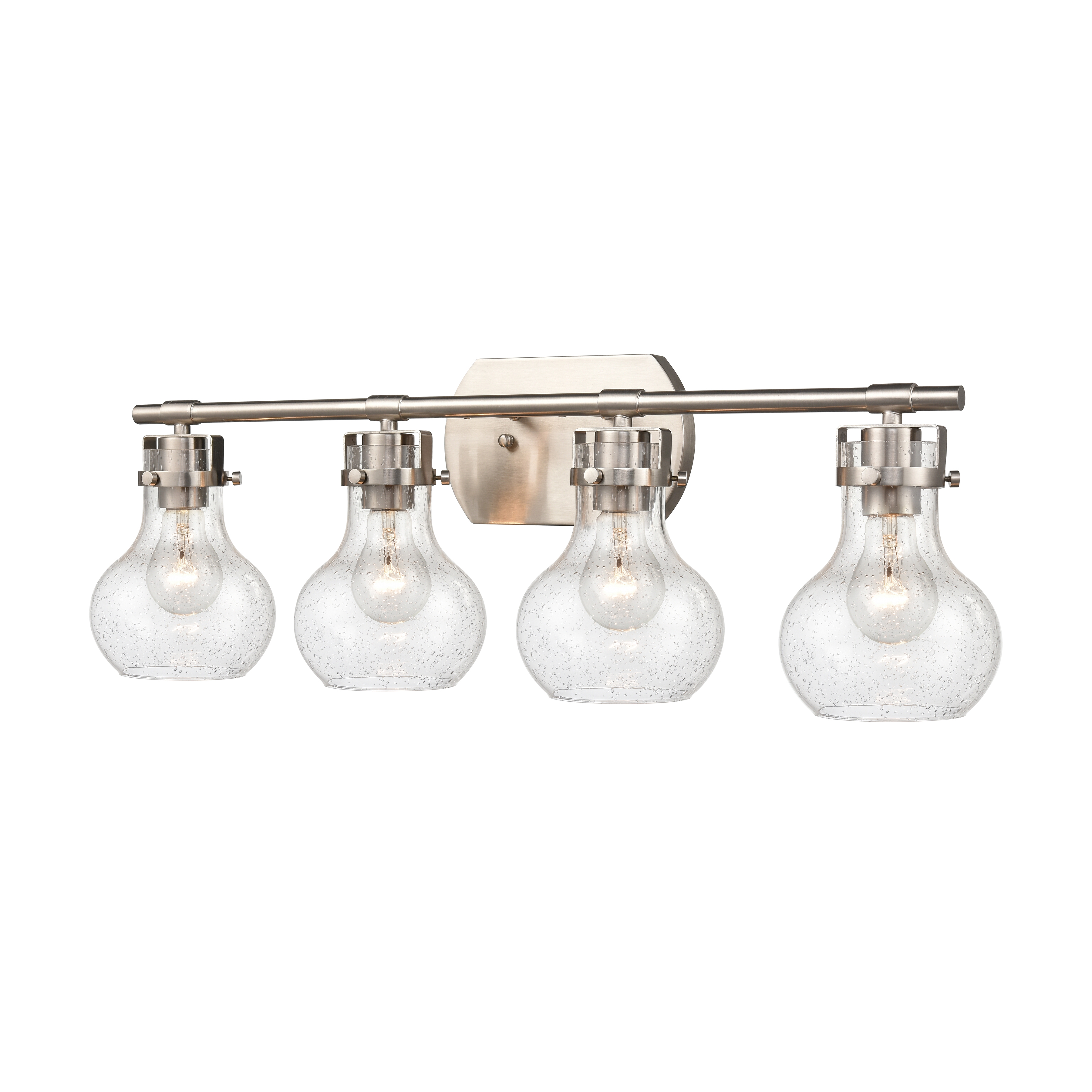 Salamanca 29'' Wide 4-Light Vanity Light - Satin Nickel - Image 1