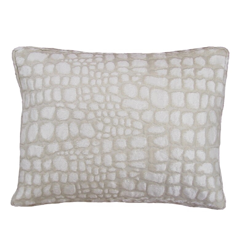 Ann Gish Croc Box Pillow - Image 0