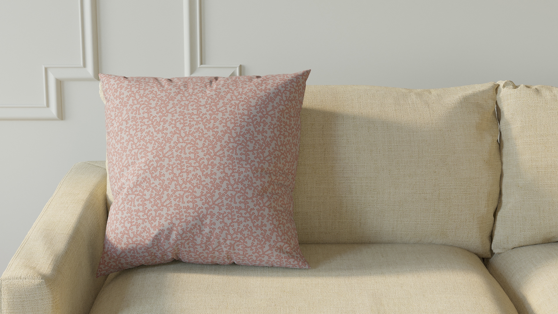 Throw Pillow 20", Flamingo Hele Bay, 20" x 20" - Image 2