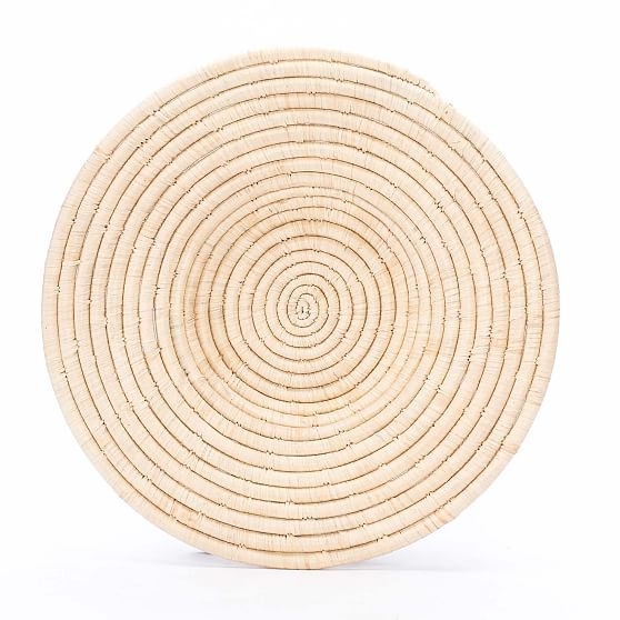 All Natural Woven Wall Art Plate - Image 0