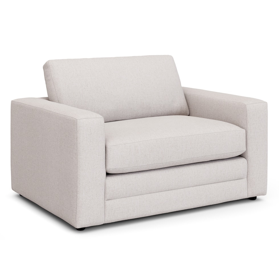 Riley 57.5" Sleeper Chair - Napa White - Image 2